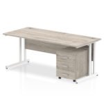 Impulse 1800mm Cantilever Straight Desk With Mobile Pedestal - Image 8