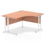 Impulse 1400mm Right Crescent Desk Cantilever Leg - Image 2