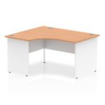 Impulse 1400mm Left Crescent Desk Panel End Leg - Image 8