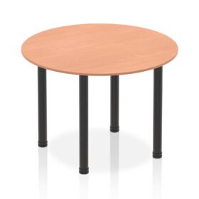 Impulse Round Table With Post Leg