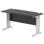 Impulse 1400mm Slimline Desk Cable Managed Leg - Image 13