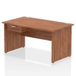 Impulse Panel End Straight Desk Frame With Single One Drawer Fixed Pedestal - Image 14