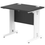Impulse 800mm Slimline Desk Cable Managed Leg - Image 14