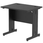 Impulse 800mm Slimline Desk Cable Managed Leg - Image 16