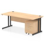 Impulse 1800mm Cantilever Straight Desk With Mobile Pedestal - Image 28