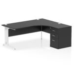 Impulse 1800mm Cable Managed Right Crescent Desk Workstation - Image 39
