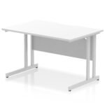 Impulse Scalloped Edge 1200mm Straight Desk Cantilever Leg - Image 18