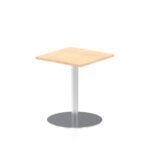 Italia Square Poseur Table Silver Leg - Image 39