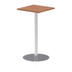 Italia Square Poseur Table Silver Leg - Image 43