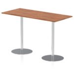 Italia Rectangular Poseur Table Silver Leg - Image 44