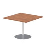 Italia Square Poseur Table Silver Leg - Image 49