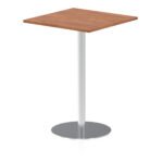 Italia Square Poseur Table Silver Leg - Image 20