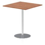 Italia Square Poseur Table Silver Leg - Image 66