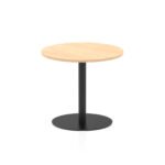 Italia Round Poseur Table Black Leg - Image 16