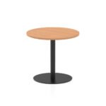 Italia Round Poseur Table Black Leg - Image 17
