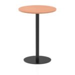 Italia Round Poseur Table Black Leg - Image 19