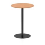 Italia Round Poseur Table Black Leg - Image 23