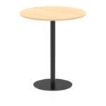 Italia Round Poseur Table Black Leg - Image 34