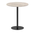 Italia Round Poseur Table Black Leg - Image 36