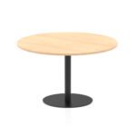 Italia Round Poseur Table Black Leg - Image 40