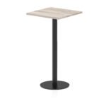 Italia Square Poseur Table Black Leg - Image 12