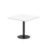 Italia Square Poseur Table Black Leg - Image 15
