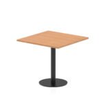 Italia Square Poseur Table Black Leg - Image 17