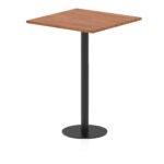 Italia Square Poseur Table Black Leg - Image 20