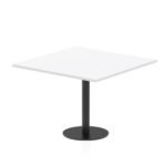 Italia Square Poseur Table Black Leg - Image 27