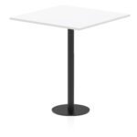 Italia Square Poseur Table Black Leg - Image 33