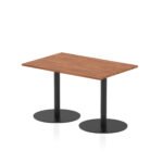 Italia Rectangular Poseur Table Black Leg - Image 2
