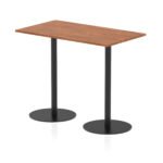 Italia Rectangular Poseur Table Black Leg - Image 20