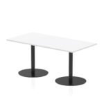 Italia Rectangular Poseur Table Black Leg - Image 27