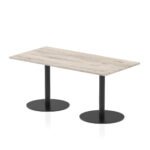 Italia Rectangular Poseur Table Black Leg - Image 30