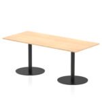 Italia Rectangular Poseur Table Black Leg - Image 52