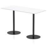 Italia Rectangular Poseur Table Black Leg - Image 45