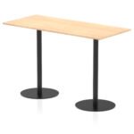 Italia Rectangular Poseur Table Black Leg - Image 58