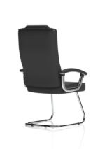 Moore Deluxe High Back Black Cantilever Visitor Chair with Arms - Image 7