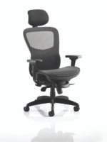 Stealth Shadow High Mesh Back Ergonomic Posture Chair with Arms - Image 9