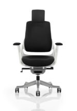 Zure High Back White Shell Executive Office Chair with Arms - Image 26