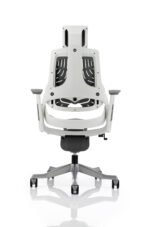 Zure High Back White Shell Executive Office Chair with Arms - Image 41