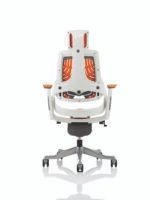 Zure High Back White Shell Executive Office Chair with Arms - Image 47