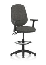 Eclipse Plus II Task Operator Office Chair with Hi Rise Draughtsman Kit - Image 9