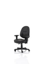 Jackson Medium Back Black Leather Task Operator Office Chair - Image 11