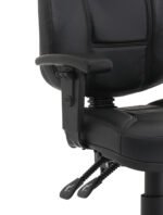 Jackson Medium Back Black Leather Task Operator Office Chair - Image 16