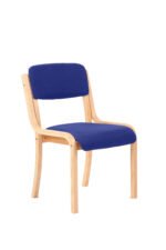 Madrid Wooden Frame Visitor Chair with Arms - Image 13