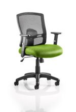Portland Medium Mesh Back Task Operator Office Chair with Arms - Image 10