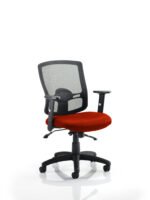 Portland II Medium Mesh Back Task Operator Office Chair with Arms - Image 12