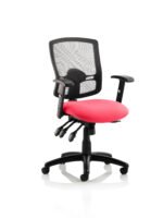 Portland III High Mesh Back Task Operator Office Chair with Arms - Image 9