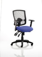 Portland III High Mesh Back Task Operator Office Chair with Arms - Image 11